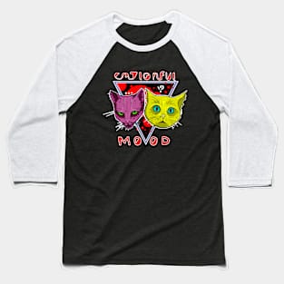 Catlorful mood Baseball T-Shirt